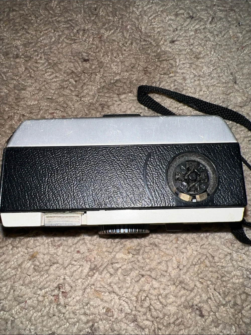 Kodak Instamatic 104 Black and Silver Pocket Camera